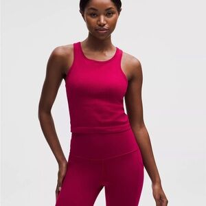 Ebb to Street Cropped Racerback Tank Top Light Support, B/C Cup